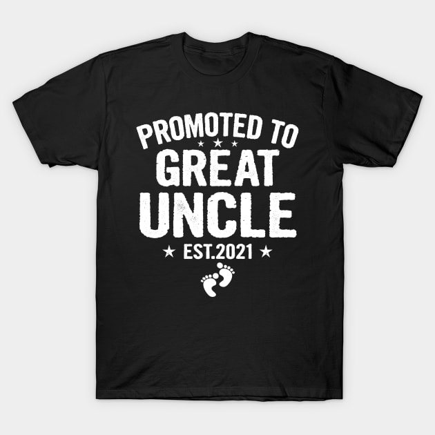 Promoted To Great Uncle Est.2021 T-Shirt by Tuyetle